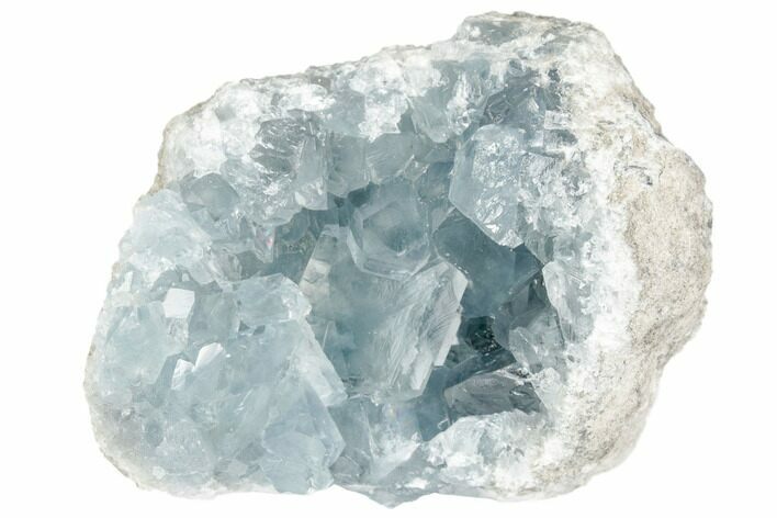 Sparkly Celestine (Celestite) Crystal Cluster - Madagascar #191218